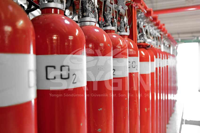 Karbondioksitli Söndürme Sistemleri Tüpü - Saygın Yangın