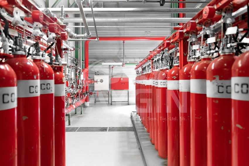 Karbondioksitli Söndürme Tüpü Dolumu - Saygın Yangın
